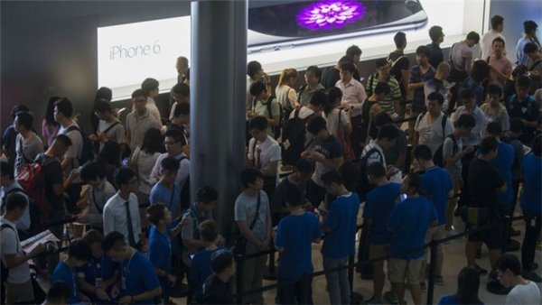 苹果iPhone6首发市场无中国大陆