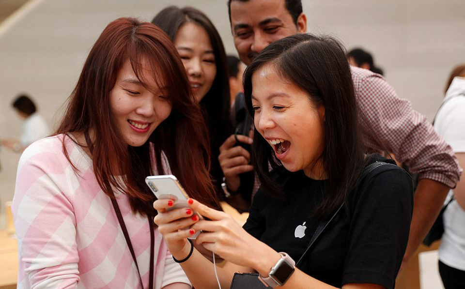 苹果中国iPhone销量坚挺 X和8P排名热销前五